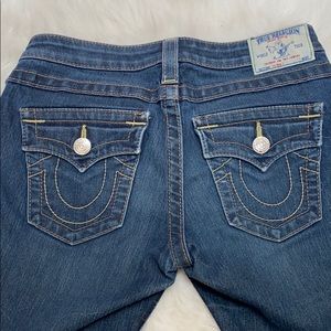 True Religion Dark Wash Jeans - Size 28